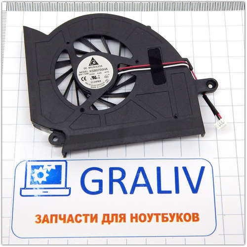 Вентилятор (кулер) для ноутбука Samsung RF411, RF410, RF510, RF511 DFS651605MC0T 