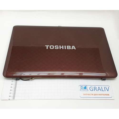 Крышка матрицы ноутбука TOSHIBA L750 L755, ZYE33BLBLC0100