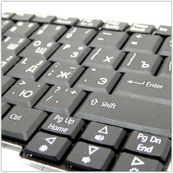 Клавиатура ноутбука Acer Aspire One A110, A150, D150, D210, D250, D260, P531, ZG5, ZG8 9J.N9482.E0R