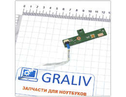 Кнопка старта, включения ноутбука Asus K53SU POWER BOARD