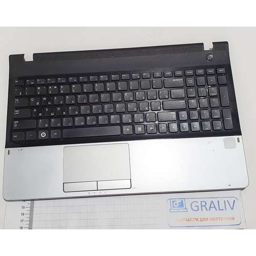 Палмрест верхняя часть корпуса ноутбука с клавиатурой Samsung NP300E5, BA75-03405C