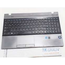 Палмрест верхняя часть корпуса c клавиатурой для ноутбука Samsung NP305V5A, BA75-03765C