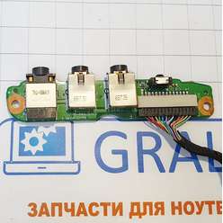 Плата аудио разъема для ноутбука HP Pavilion DV6000, DA0AT8AB8F9