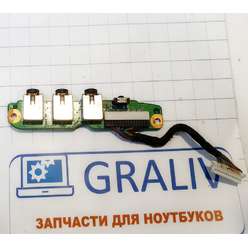 Плата аудио разъема для ноутбука HP Pavilion DV6000, DV6500, DA0AT3AB8D0