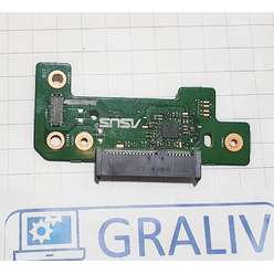Доп. плата переходник hdd ноутбука Asus X555, HDD Board Rev 2.0, 60NB0620-MD1050
