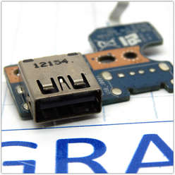 Плата расширения USB ноутбука Toshiba C850 C870 L870 L850D C855 C875D C875 L875  N0ZWG10B01