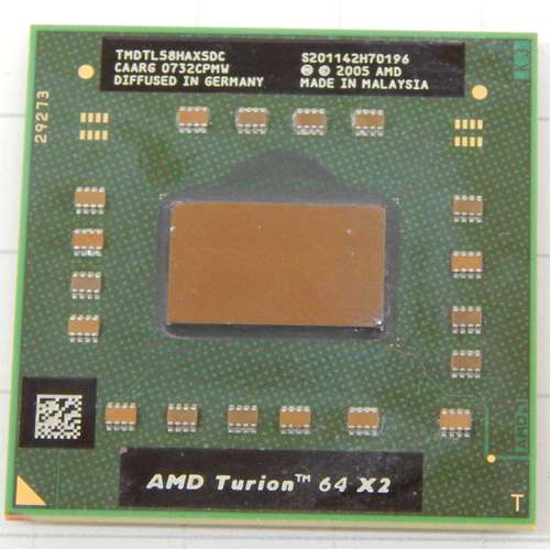 Процессор AMD Turion 64 X2, TMDTL58HAX5DC
