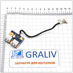 Плата USB разъемов  Acer Aspire  5536, 5236, 5740, 5738Z, 5542G P/N 48.4CG04.011 08649-1