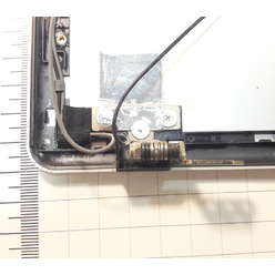 Крышка матрицы в сборе (петли, шлейфы, камера) ноутбука DNS M100P