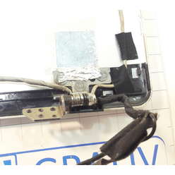 Крышка матрицы в сборе (петли, шлейфы, камера) ноутбука DNS M100P