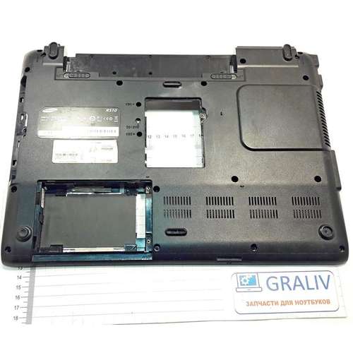 Нижняя часть корпуса, поддон ноутбука Samsung R510, R505, R507, R508, R509, BA81-04580A