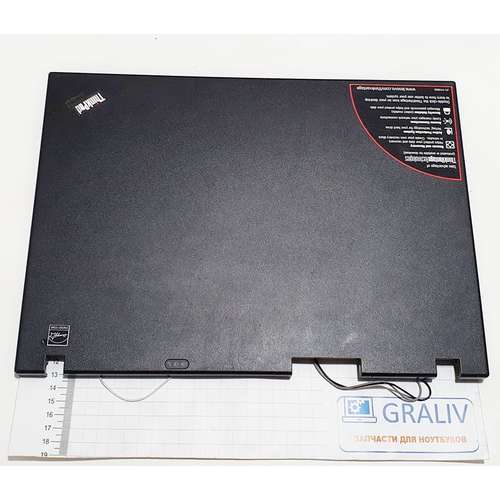Крышка матрицы ноутбука Lenovo R61i, PN 42W2260 IBM 23-931W 