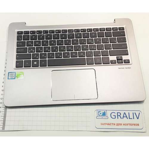 Верхняя часть корпуса с клавиатурой, палмрест ноутбука Asus UX310U, 13NB0CJ1AM0311, 13NB-UMA0211