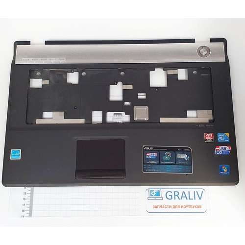 Верхняя часть корпуса, палмрест ноутбука Asus N71J 13N0-G5A0321 13GNX01AP072-1