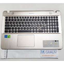 Верхняя часть корпуса, палмрест, ноутбука Asus X541N, 13NB0CG1AP0321