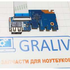 Доп. плата usb + cardreader ноутбука HP 15-db, 15-DA, LS-G071P