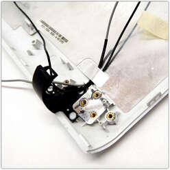 Крышка матрицы ноутбука Sony VPC-EB PCG-71211V белая 012-100A-3030